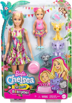 Barbie Toys Barbie GTM82 DHA SP-Barbie & Chelsea Story Set
