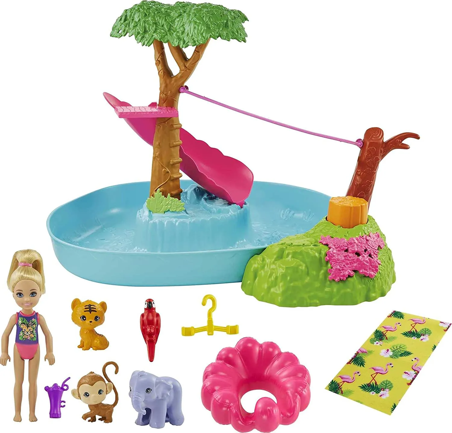 Barbie Toys Barbie GTM85 DHA SP-Chelsea Jungle River Playset
