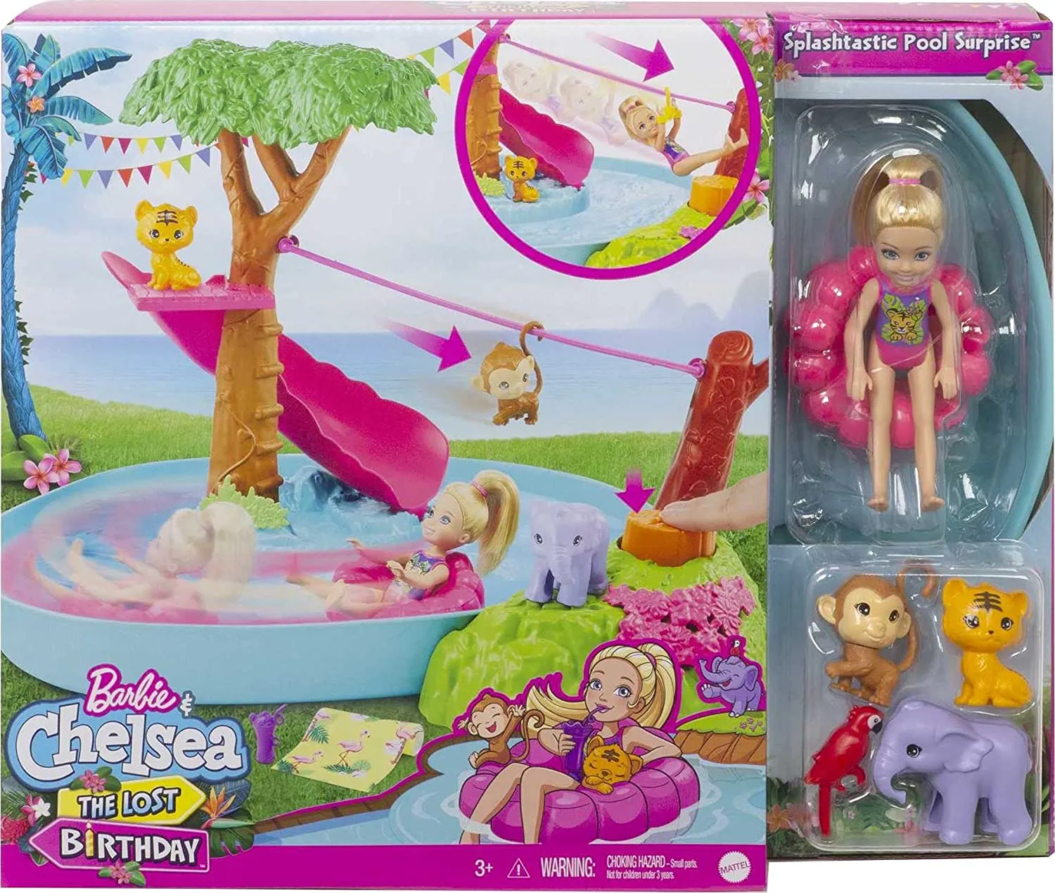 Barbie Toys Barbie GTM85 DHA SP-Chelsea Jungle River Playset