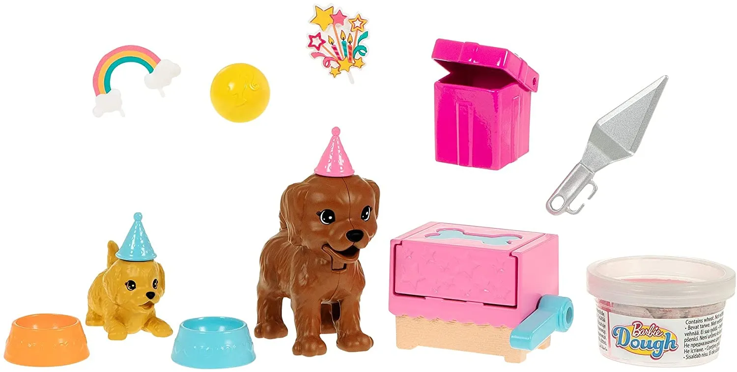 Barbie Toys Barbie Puppy Party Doll and Playset