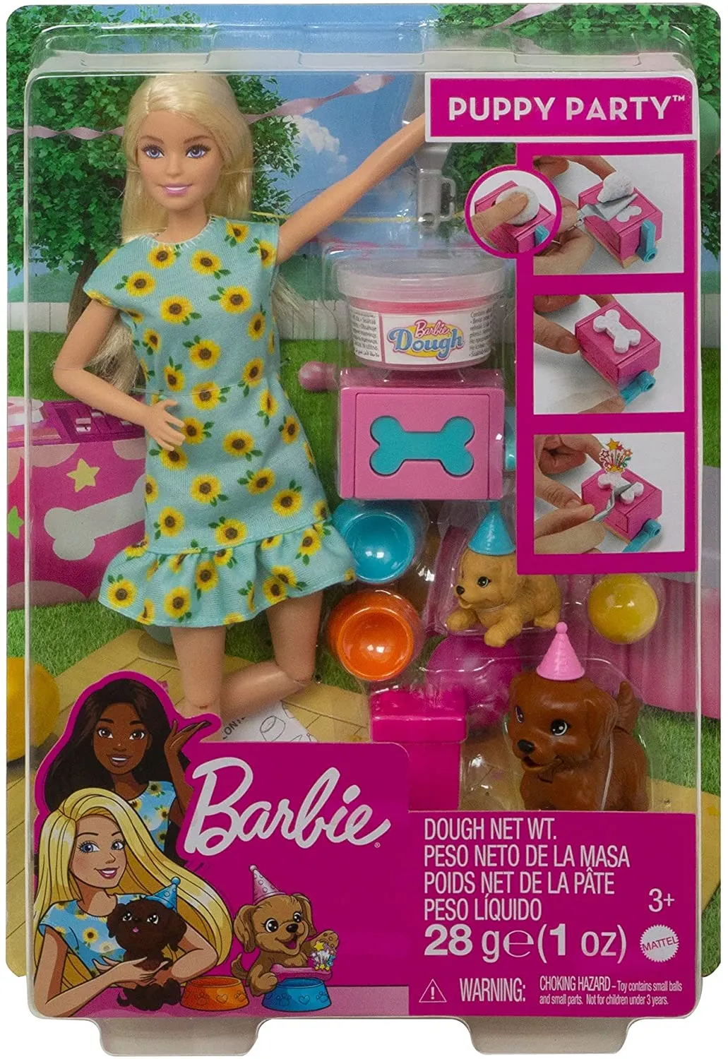 Barbie Toys Barbie Puppy Party Doll and Playset