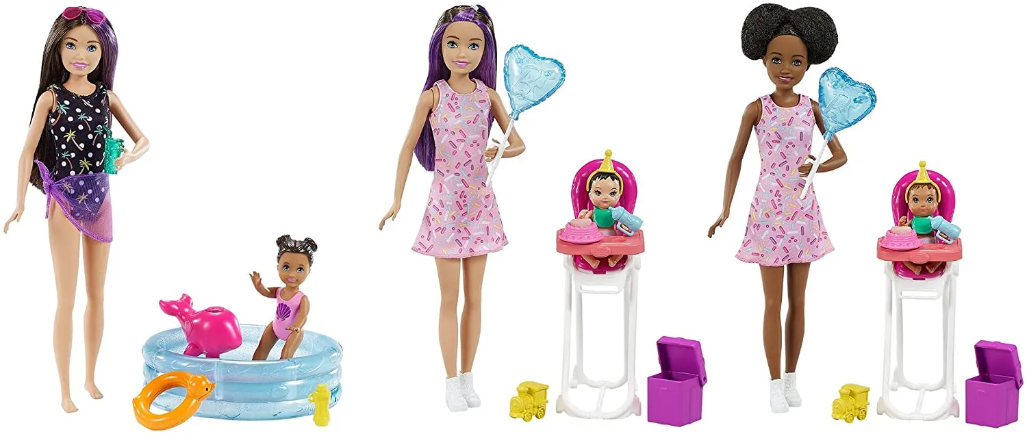 Barbie Toys Barbie Skipper Babysitters Inc Dolls and Playset