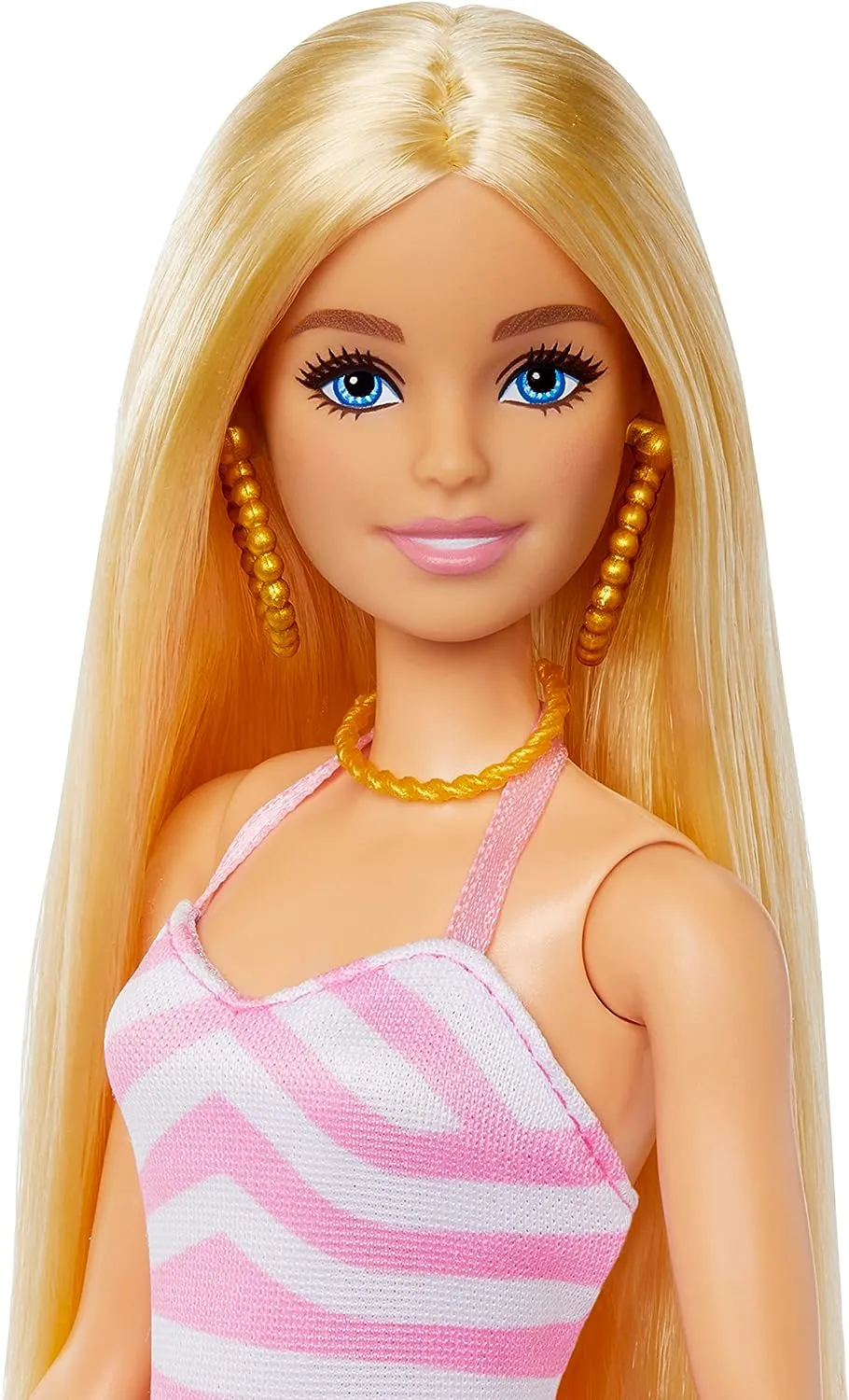 Barbie Toys Blonde Barbie Doll with Swimsuit and Beach-Themed Accessories