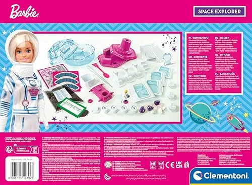 Barbie Toys Clementoni 19302 Barbie Space Explorer Science Kit for Kids, STEM Toy, Gift for Ages 6-10