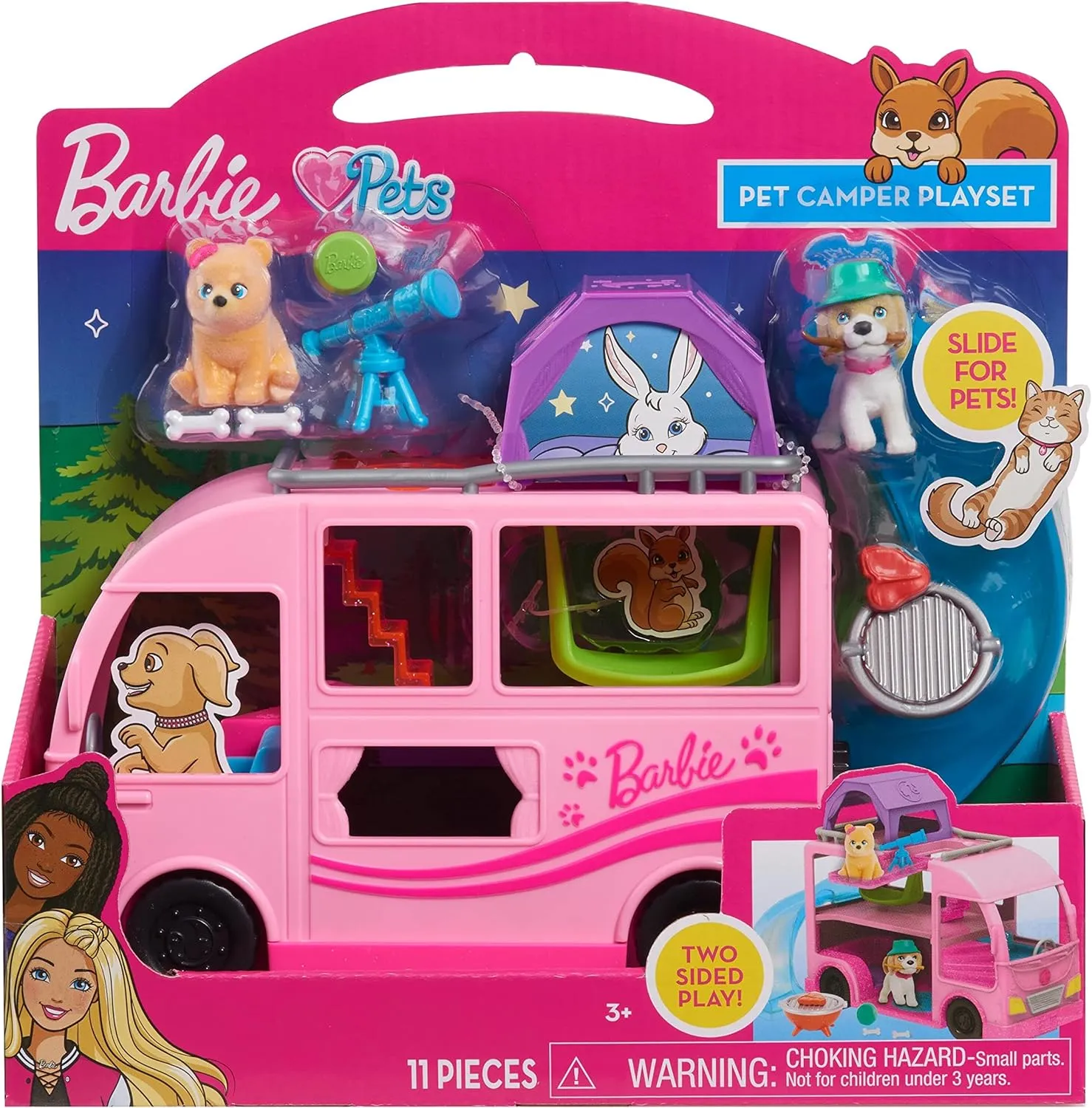 Barbie Toys JP Barbie 63717 Barbie Camper Playset, Multi-Color
