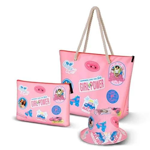 Barbie Toys Karactermania Barbie Malibu-Soleil Beach Bag Tote (07045)