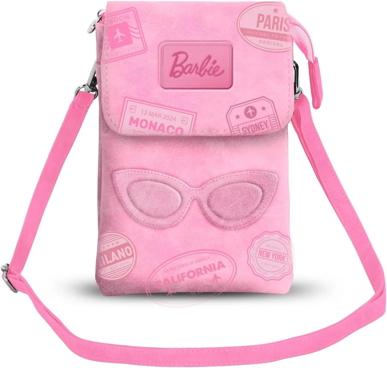 Barbie Toys Karactermania Barbie Travel-Mobile Phone Bag Crossbody Mini Bag (06976)