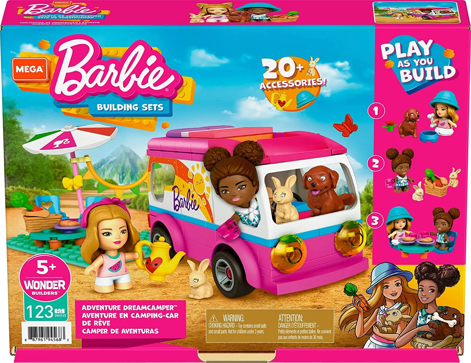 Barbie Toys Mega Construx Barbie Adventure DreamCamper
