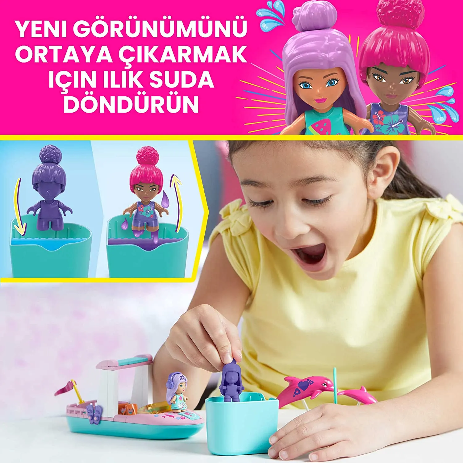 Barbie Toys MEGA HHW83 Barbie Building Sets, Multicolour