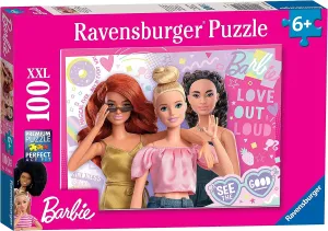 Barbie Toys Ravensburger Barbie 100 Piece Jigsaw Puzzles for Kids Age 6 Years Up - Extra Large Pieces
