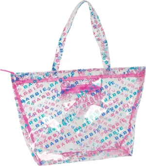 Barbie Toys Safta Barbie Logomania Shopping Bag, Women's Tote Bag, Comfortable and Stylish (M445-612446445)