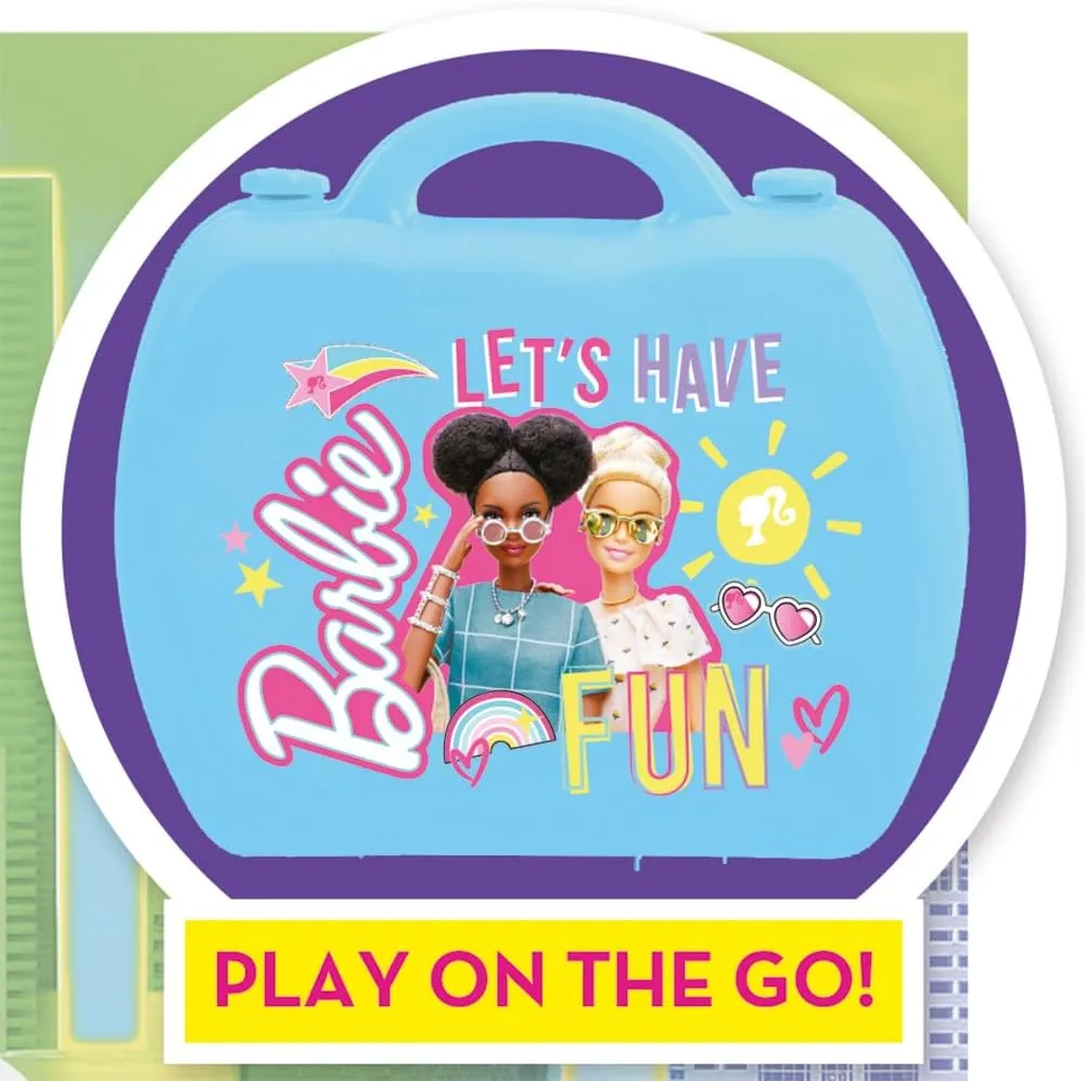 Barbie Toys Sinco Creations Barbie City Break Adventure Playset Travel Case (Barbie City Break Adventure Playset)