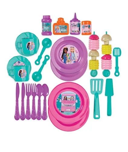 Barbie Toys Sinco Creations Barbie Glamping & BBQ Playset Travel Case (BRB202127)