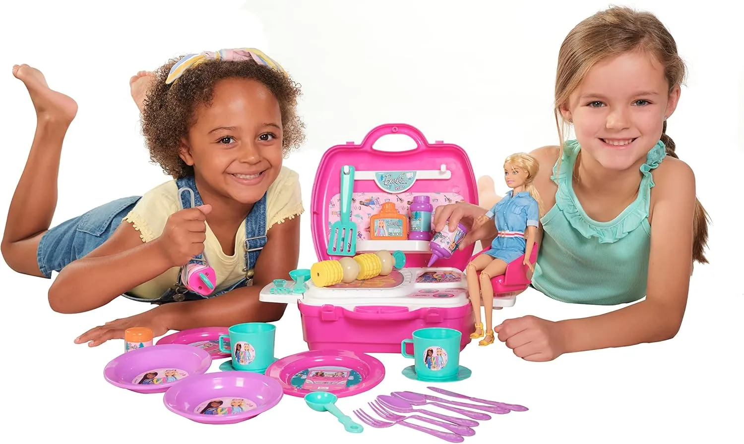 Barbie Toys Sinco Creations Barbie Glamping & BBQ Playset Travel Case (BRB202127)