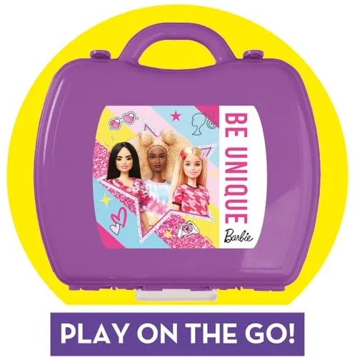 Barbie Toys Sinco Creations Barbie Hair & Beauty Station Playset - 10 Piece Barbie Play Set (Barbie Hair & Beauty Station Playset)