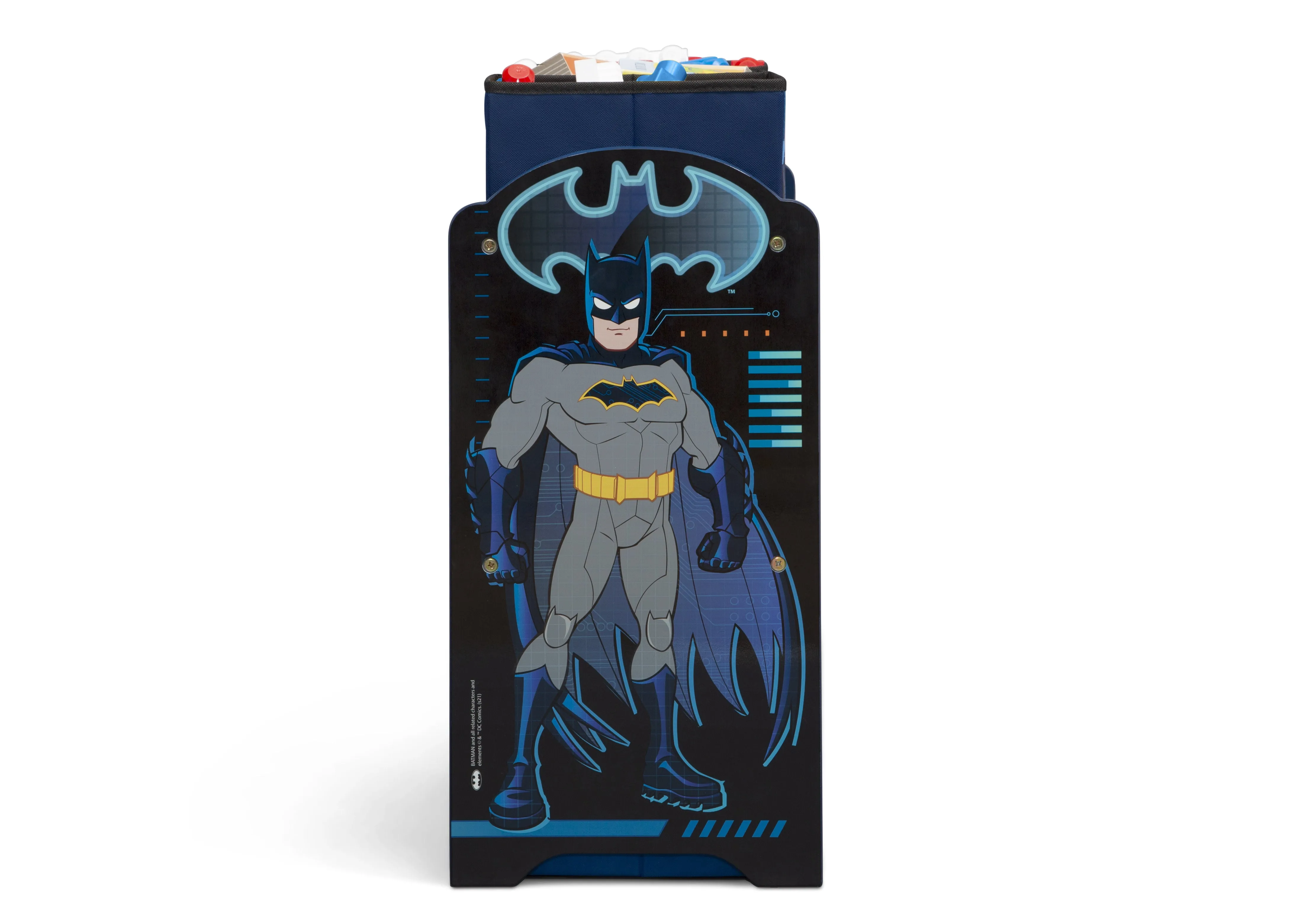 Batman 6 Bin Design and Store Toy Organizer Babykids_Delta Children_Toy Storage & Bookshelves