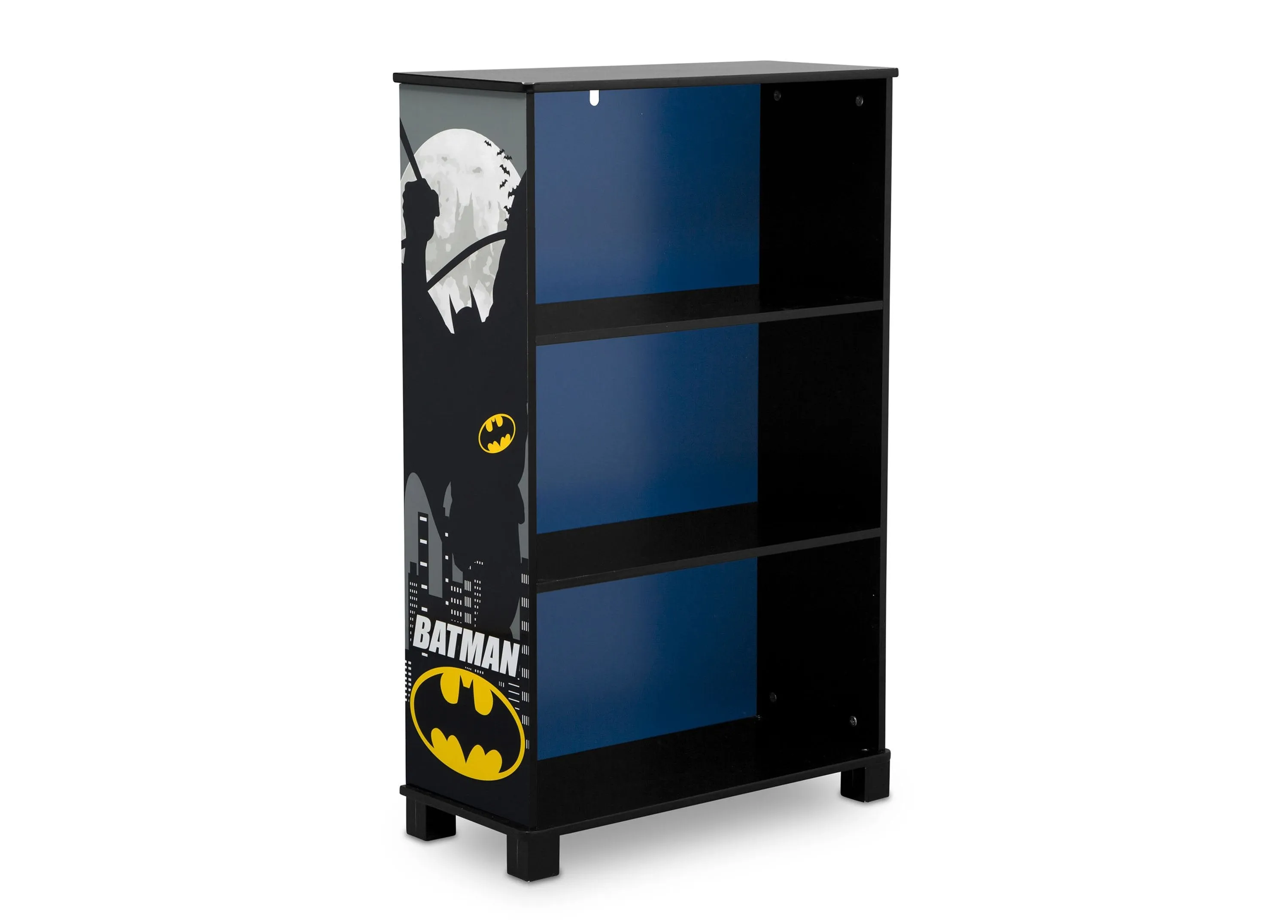 Batman Deluxe 3-Shelf Bookcase Babykids_Delta Children_Toy Storage & Bookshelves
