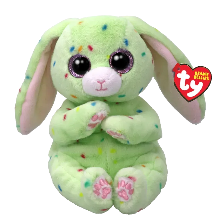 Beanie Boos Toys Ty Beanie Bellies | Fern the Green Bunny | Regular