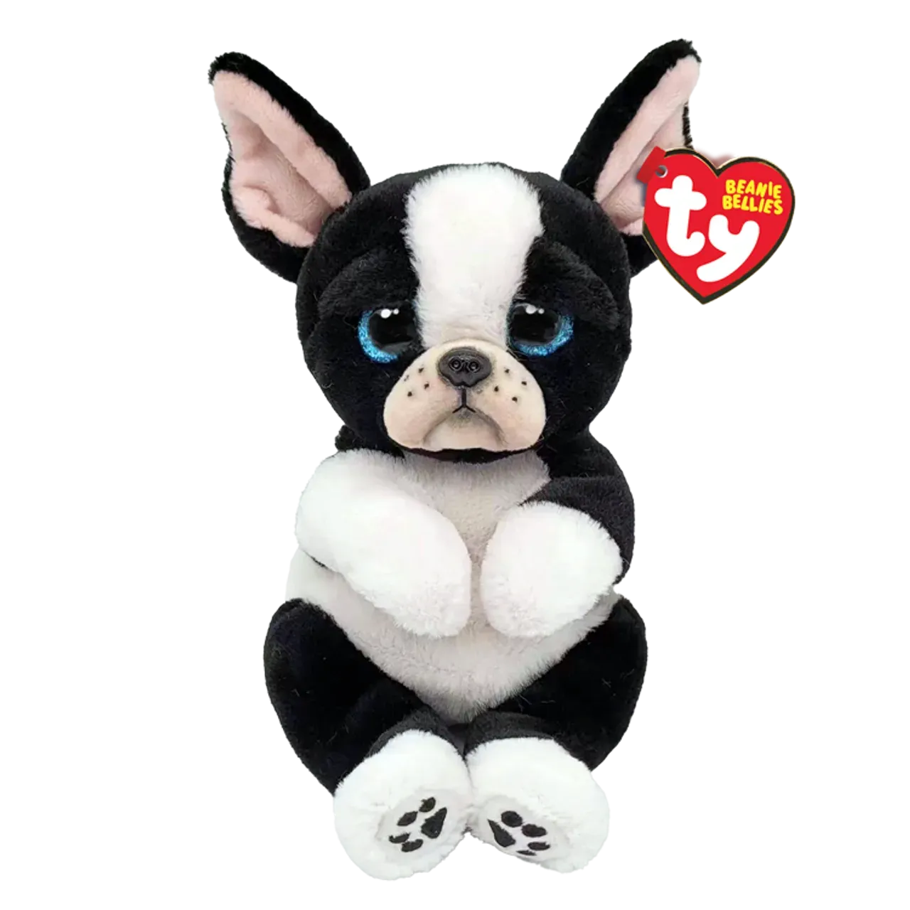 Beanie Boos Toys TY Beanie Bellies | Tink the Black & White Dog | Regular