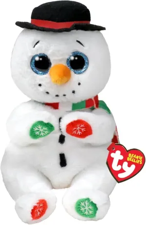 Beanie Boos Toys TY Beanie Bellies | Weatherby the Snowman | Regular