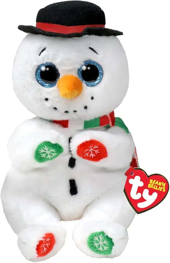 Beanie Boos Toys TY Beanie Bellies | Weatherby the Snowman | Regular