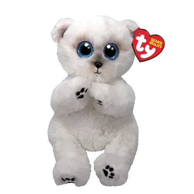 Beanie Boos Toys Ty Beanie Bellies | Wuzzy the White Bear | Regular
