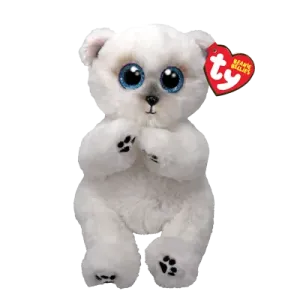Beanie Boos Toys Ty Beanie Bellies | Wuzzy the White Bear | Regular