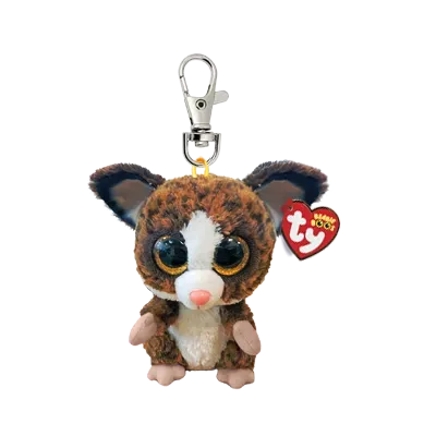 Beanie Boos Toys TY Beanie Boos | Binky the Bush Baby Brown | Clip