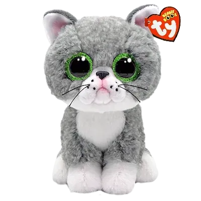 Beanie Boos Toys TY Beanie Boos | Fergus the Grey Cat | Regular