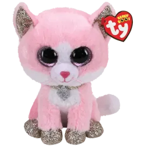 Beanie Boos Toys Ty Beanie Boos | Fiona the Pink Cat | Regular
