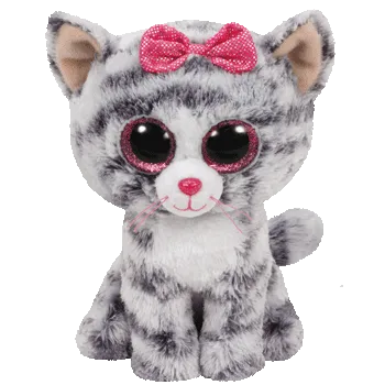 Beanie Boos Toys TY Beanie Boos | Kiki the Grey Cat | Regular