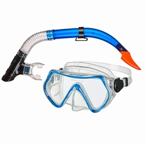 BECO Blue Snorkel Set LIVORNO 8 