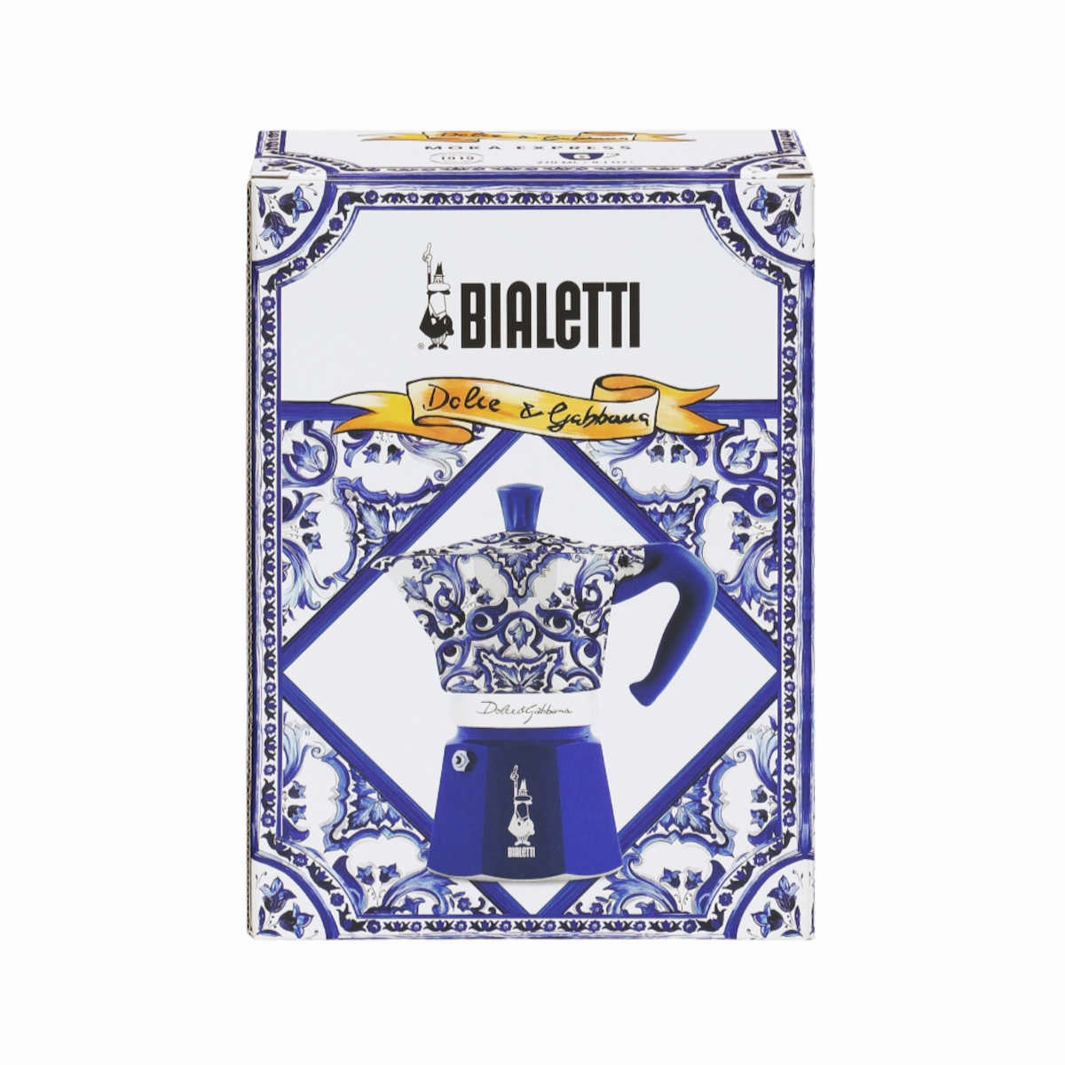 Bialetti Dolce & Gabbana Moka Express 6 Cup Mediterrean Blue (270ml)