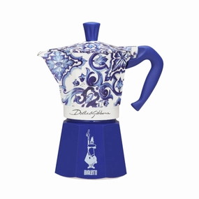 Bialetti Dolce & Gabbana Moka Express 6 Cup Mediterrean Blue (270ml)