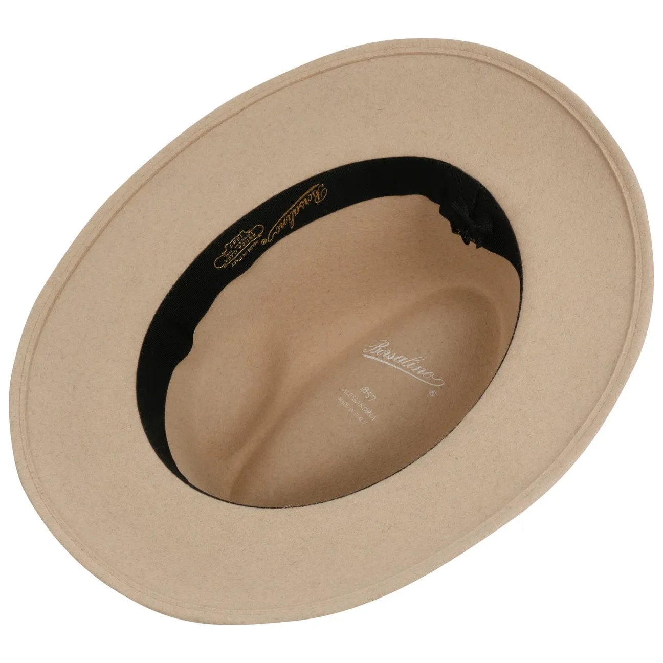 Borsalino Hats Alessandria Creme Fur Felt Hat by Borsalino