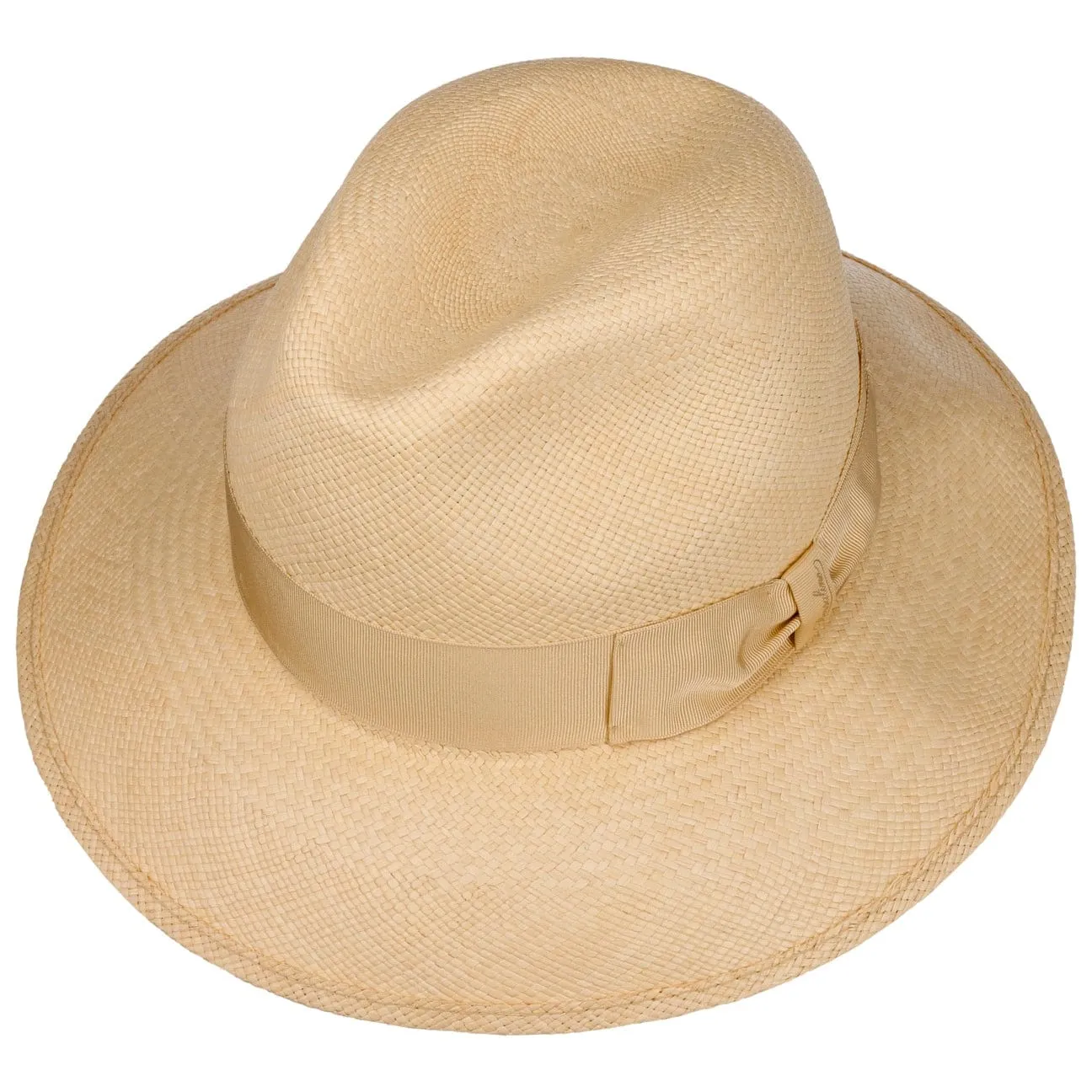 Borsalino Hats Big Brim Fedora Straw Hat by Borsalino
