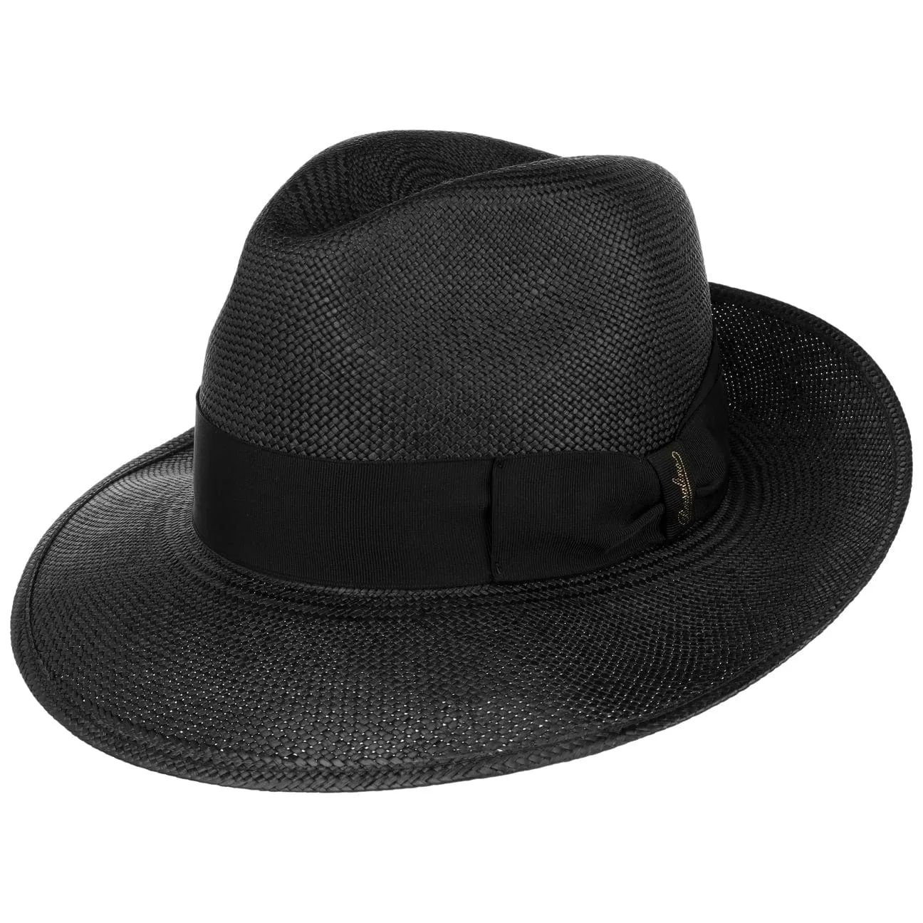 Borsalino Hats Big Brim Fedora Straw Hat by Borsalino