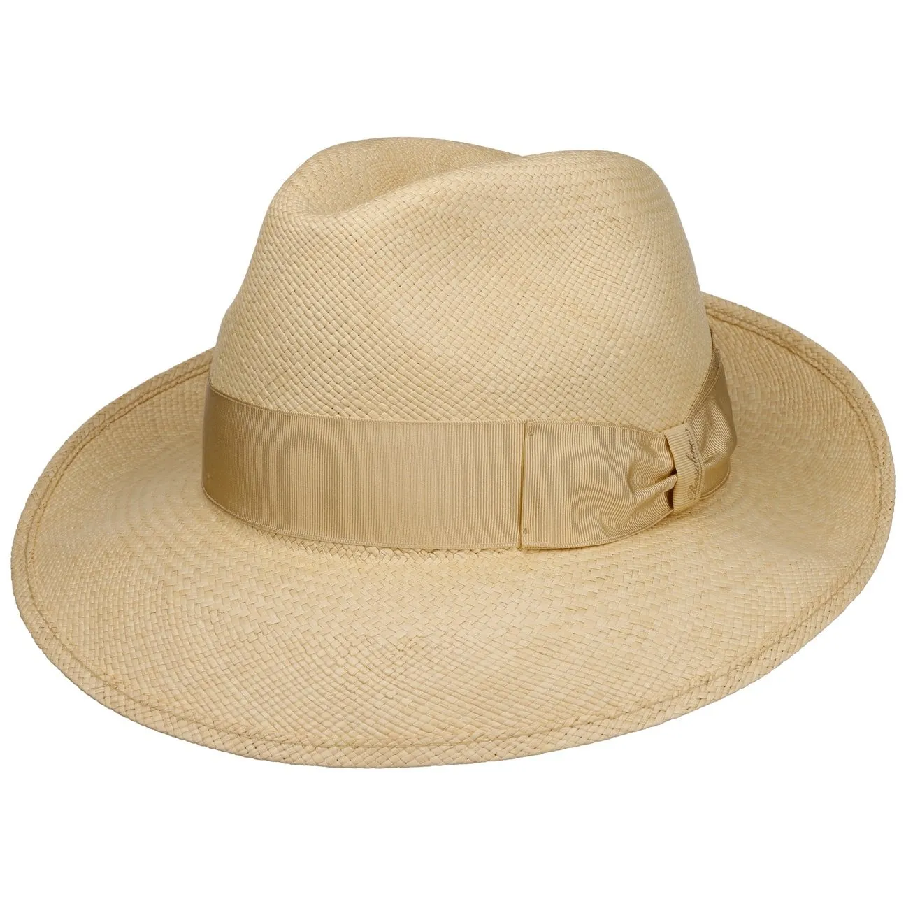 Borsalino Hats Big Brim Fedora Straw Hat by Borsalino