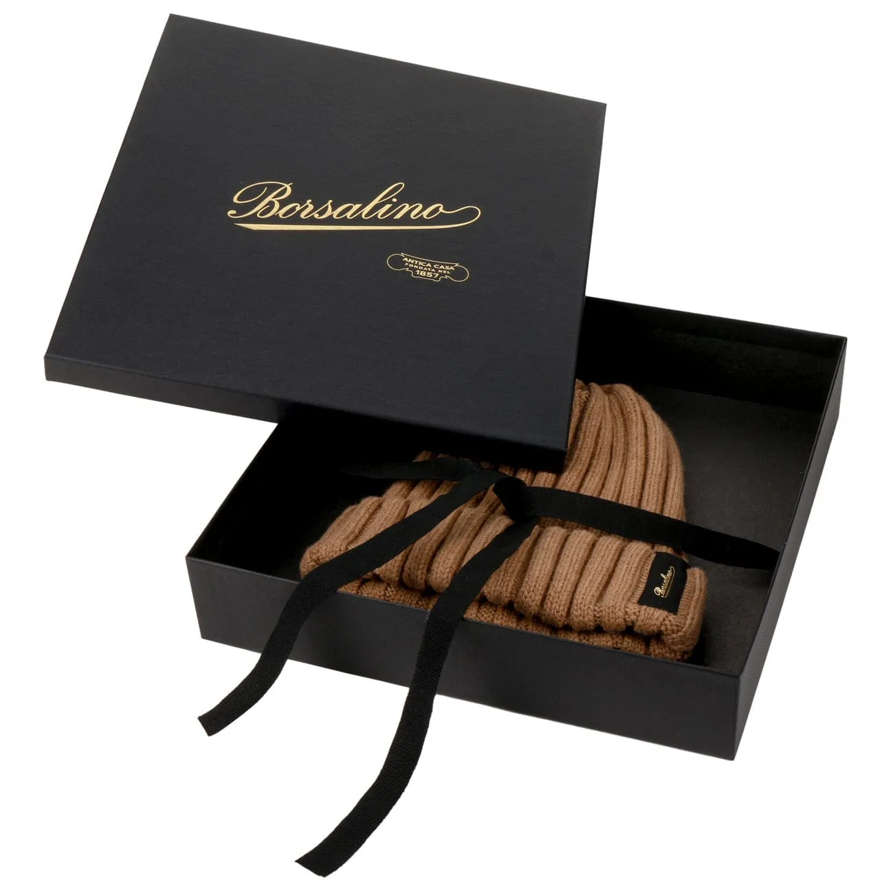 Borsalino Hats Cashmere Beanie Hat by Borsalino