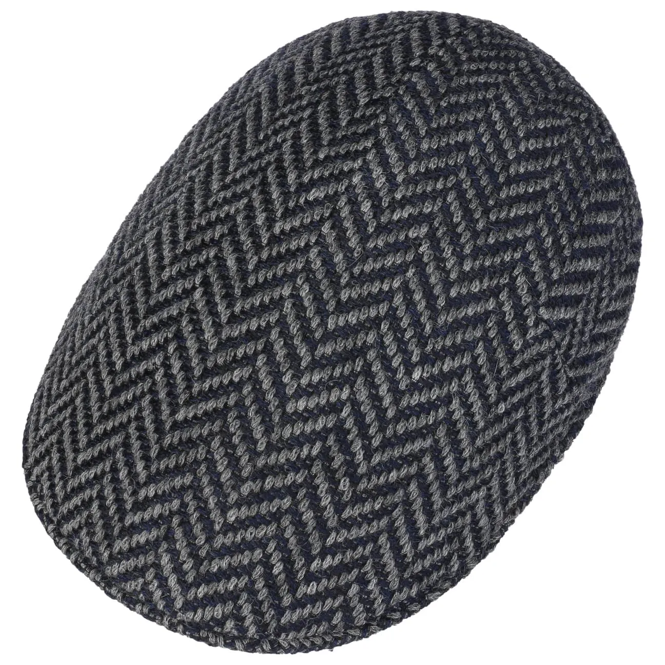 Borsalino Hats Castellaro Alpaca Flat Cap by Borsalino