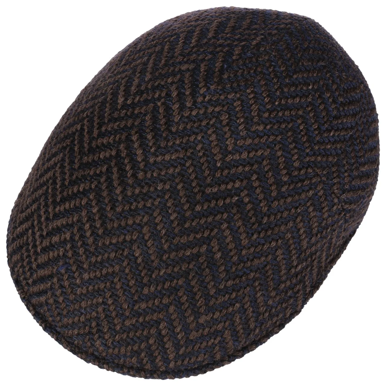 Borsalino Hats Castellaro Alpaca Flat Cap by Borsalino