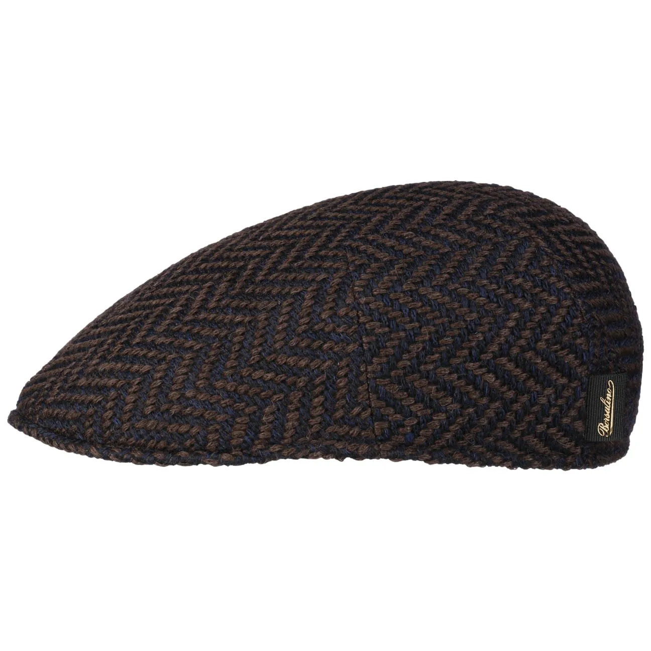 Borsalino Hats Castellaro Alpaca Flat Cap by Borsalino