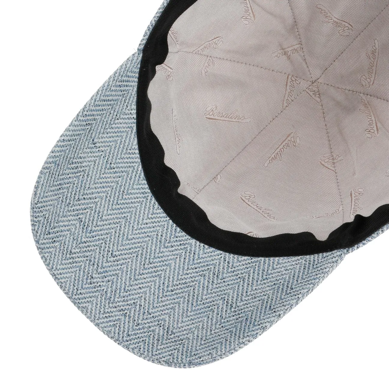Borsalino Hats Classic Herringbone Cap by Borsalino