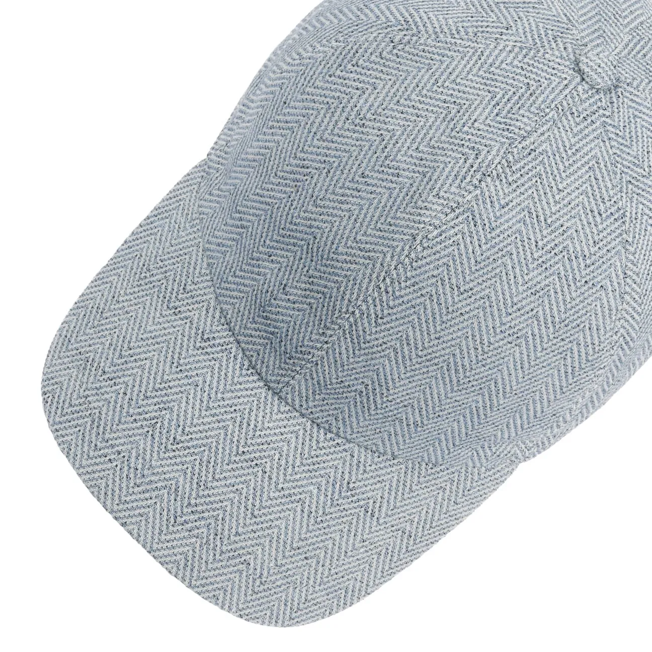 Borsalino Hats Classic Herringbone Cap by Borsalino