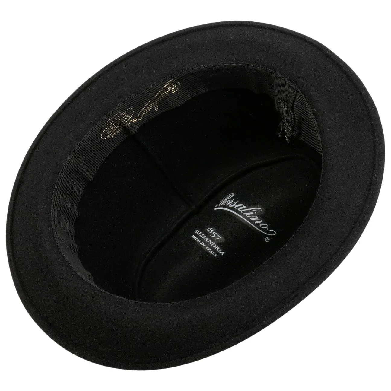 Borsalino Hats Classic Uni Fedora Fur Felt Hat by Borsalino