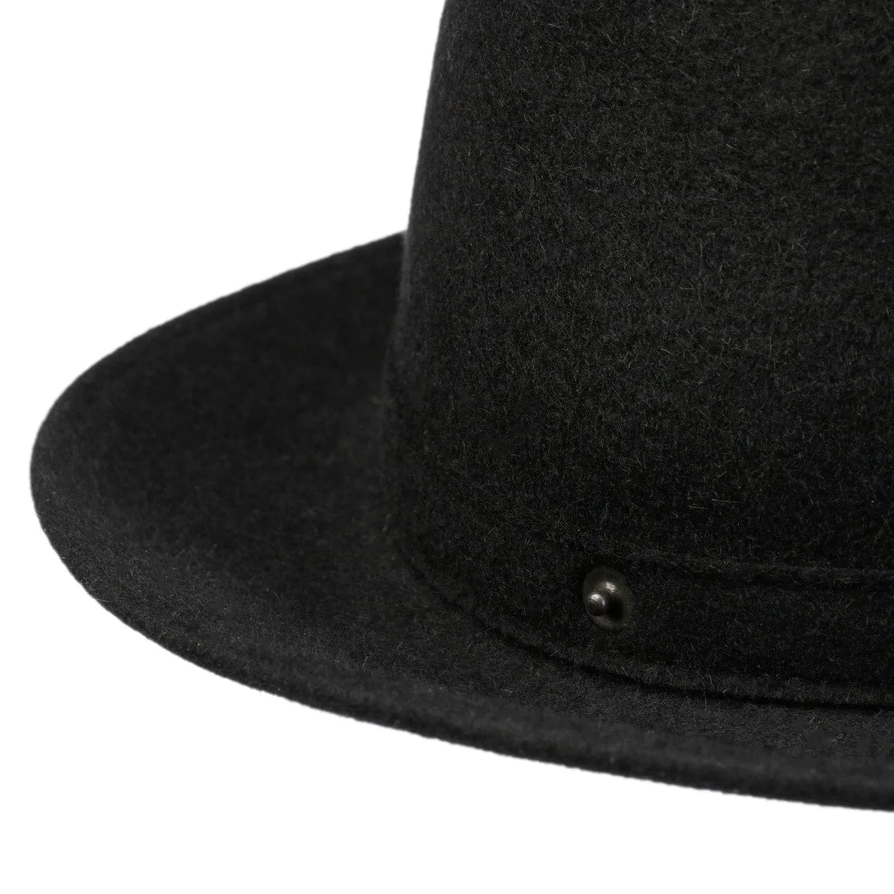 Borsalino Hats Classic Uni Fedora Fur Felt Hat by Borsalino