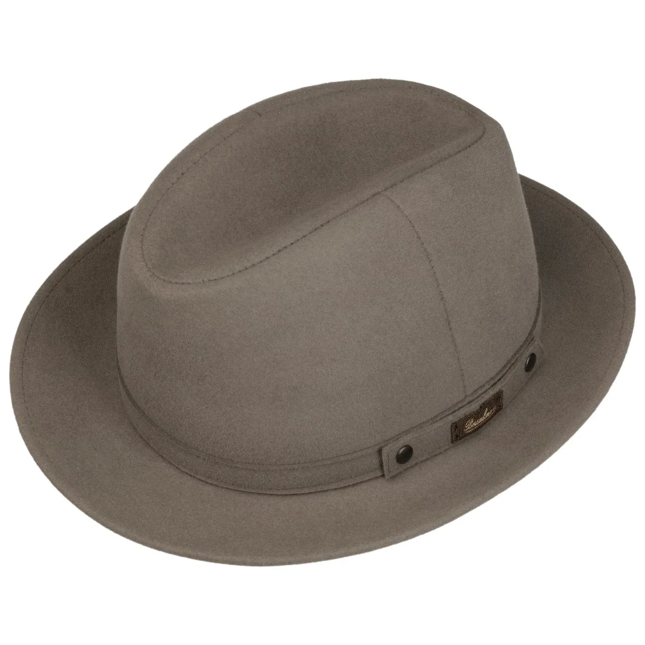 Borsalino Hats Classic Uni Fedora Fur Felt Hat by Borsalino