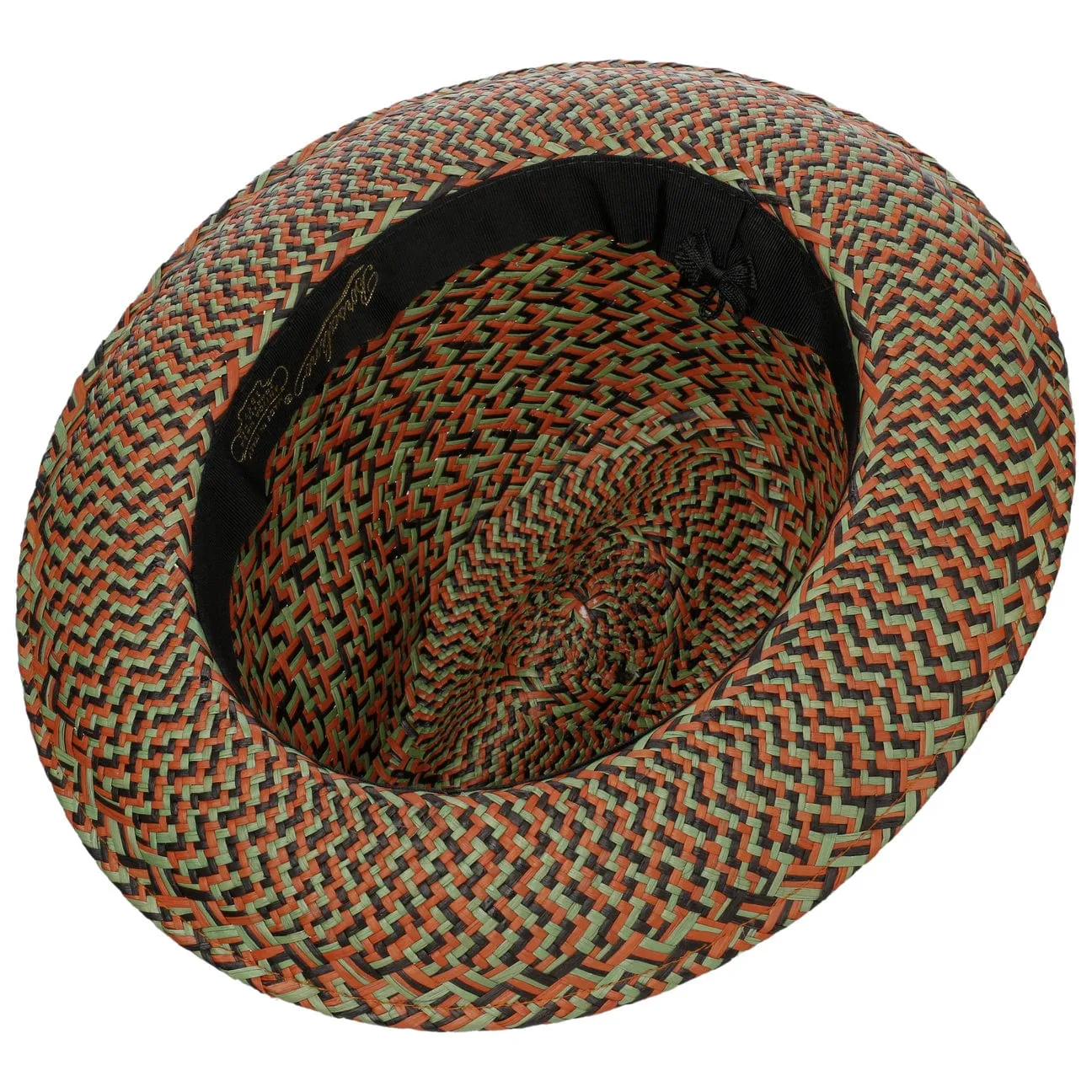 Borsalino Hats Federico Patterned Panama Hat by Borsalino