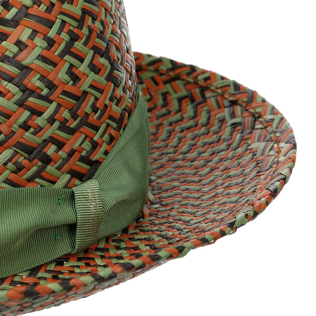 Borsalino Hats Federico Patterned Panama Hat by Borsalino