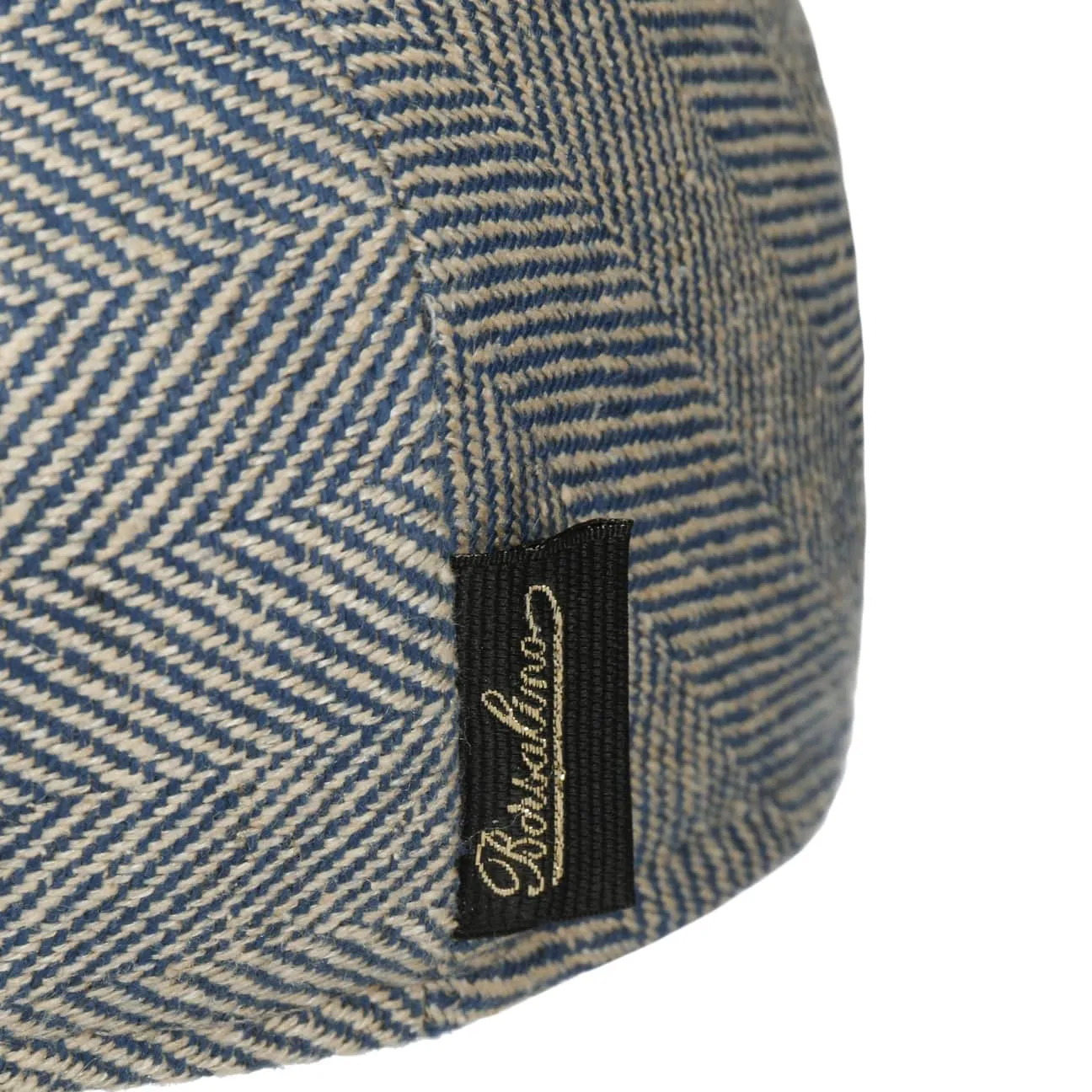 Borsalino Hats Herringbone Premium Flat Cap by Borsalino